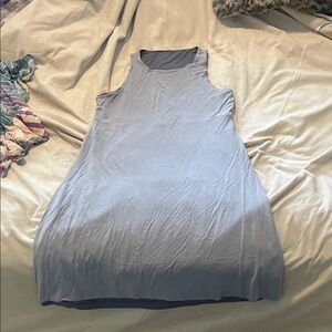 Chic Sleeveless Gray Reversible Dress